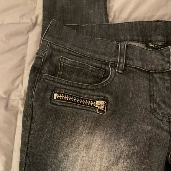 Balmain Gray Cotton Blend Jeans - Picture 5 of 14
